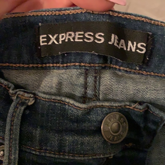 Express jeans size 2, distressed legging - Picture 4 of 6